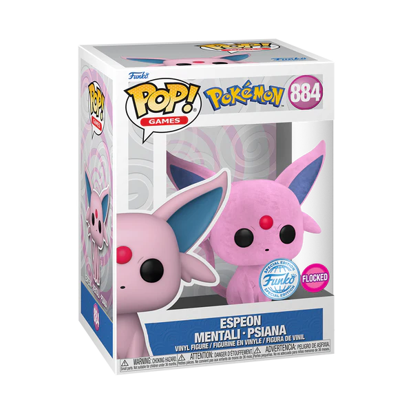 Funko Pokémon Espeon (Flocked) #884