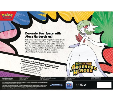 Pokémon Ascended Heroes Premium Poster Collection Gardevoir