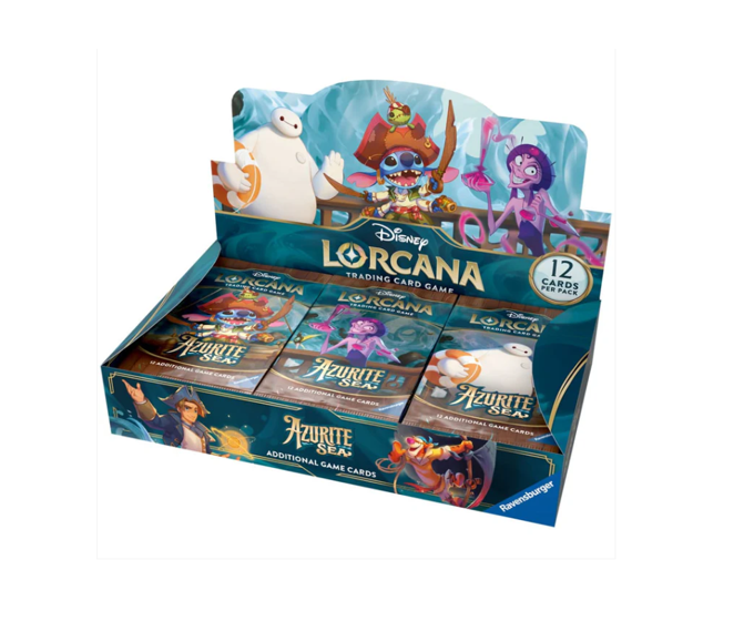 Disney Lorcana Azurite Sea - Booster Box Set 6 King Cards Disney Lorcana Azurite Sea - Booster Box Set 6 King Cards