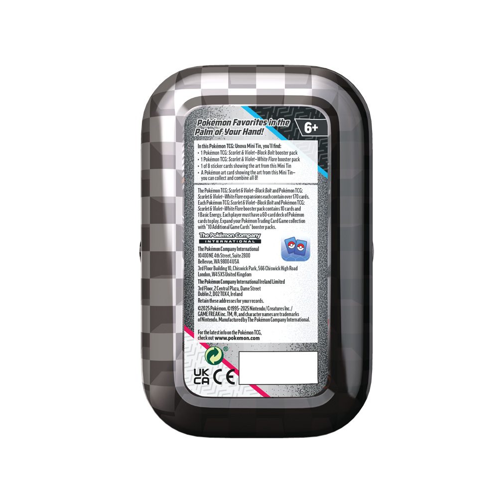 Pokémon Black Bolt & White Flare Mini Tin