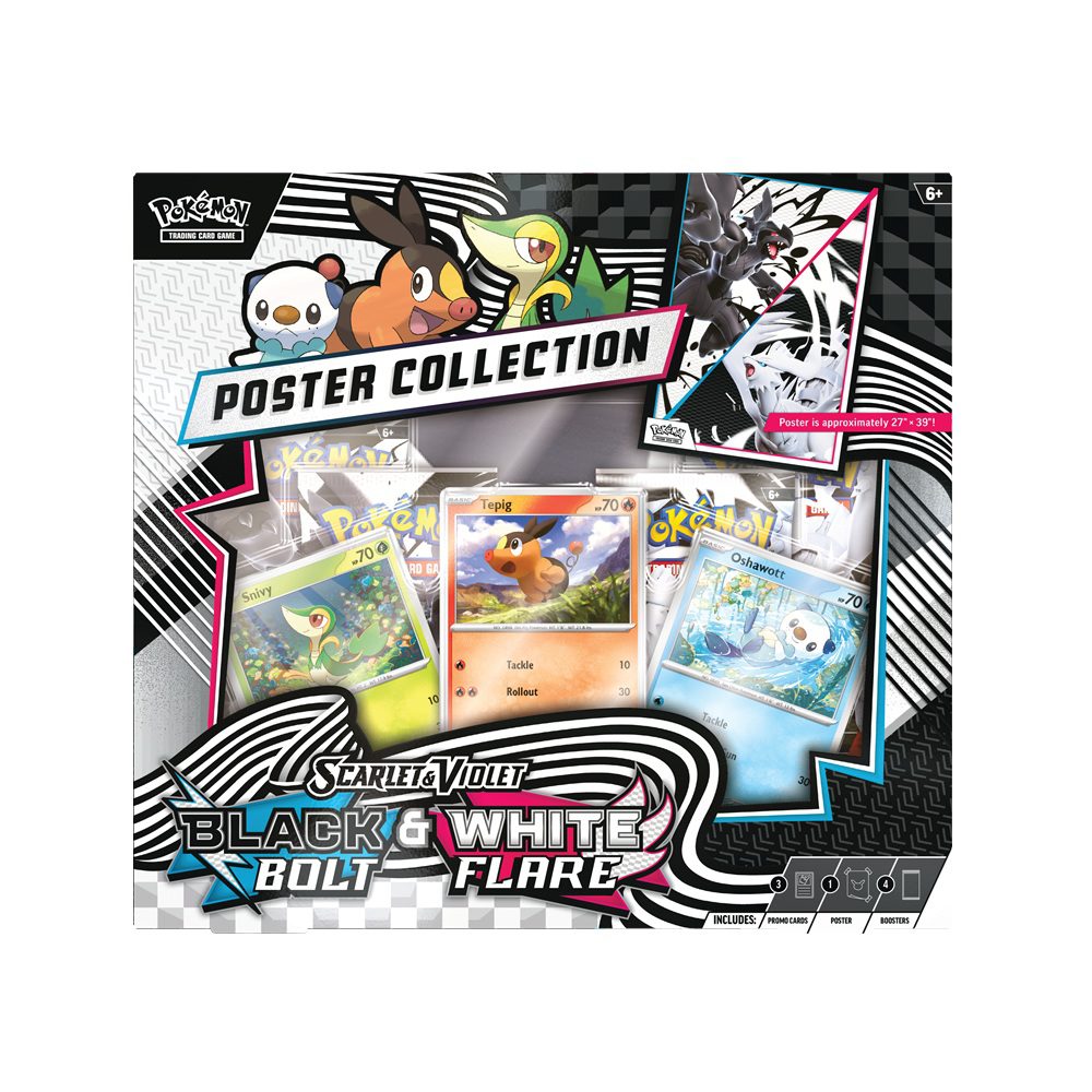 Pokémon Black Bolt & White Flare Poster Collection