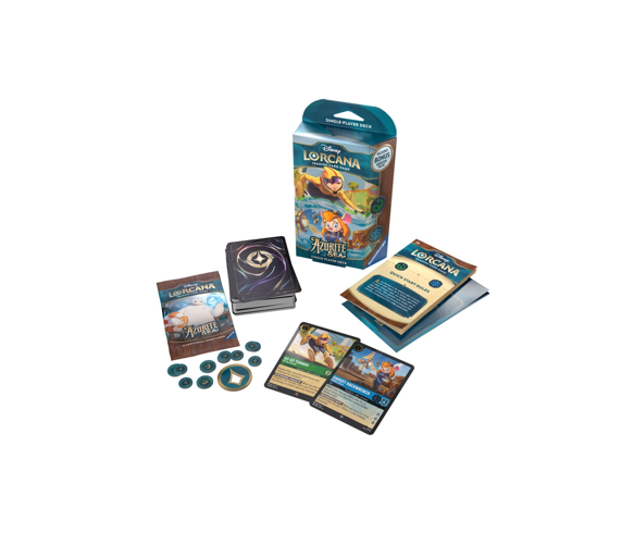 Disney Lorcana Azurite Sea - Starter Deck - Emerald & Sapphire