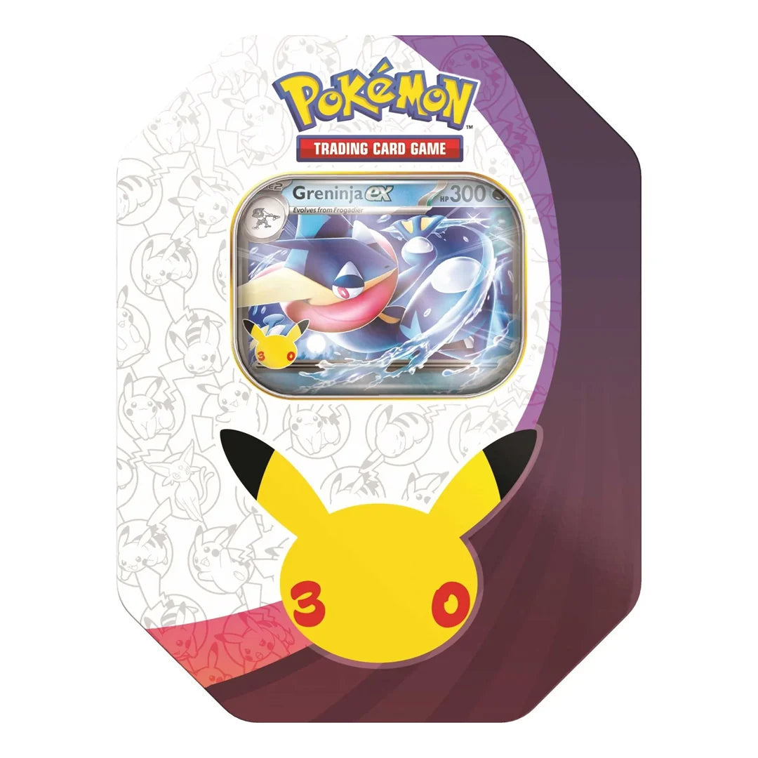 Pokémon 30th Celebration Greninja EX Tin