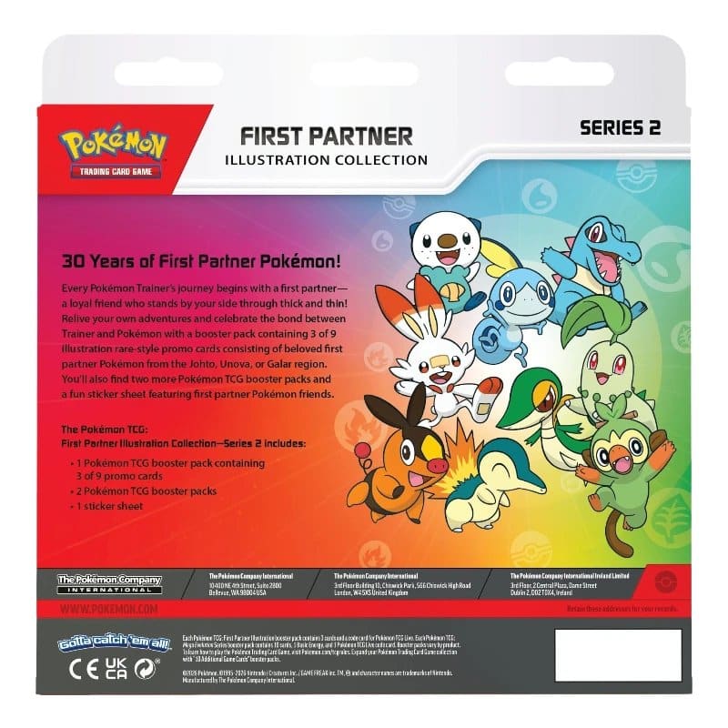 Pokémon First Partner Illustration Collection Serie 2