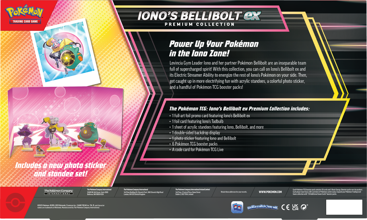 Pokémon Iono's Bellibolt ex Premium Collection