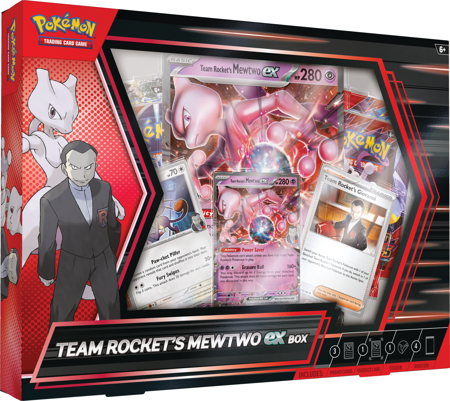 Pokémon Team Rocket's Mewtwo ex Box