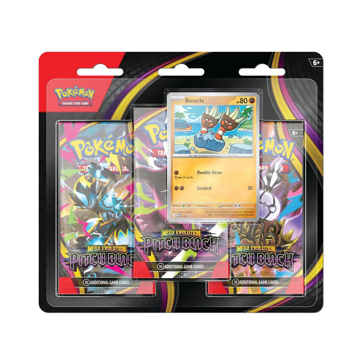 Pokémon Pitch Black 3 Pack Blister Binacle