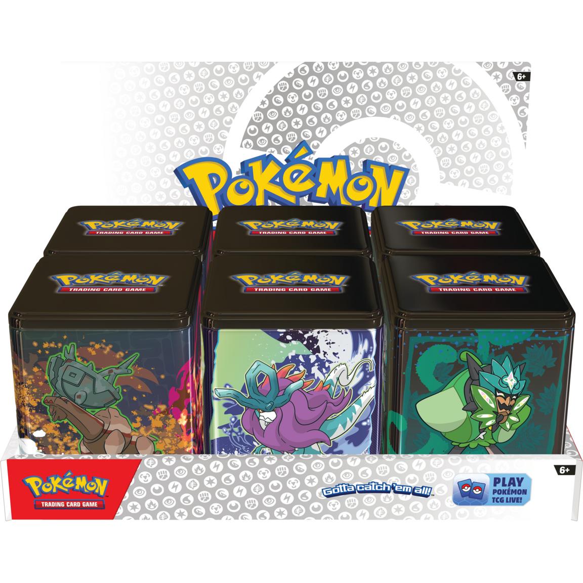 Pokémon Stacking Tin Case (6 tins) 2025