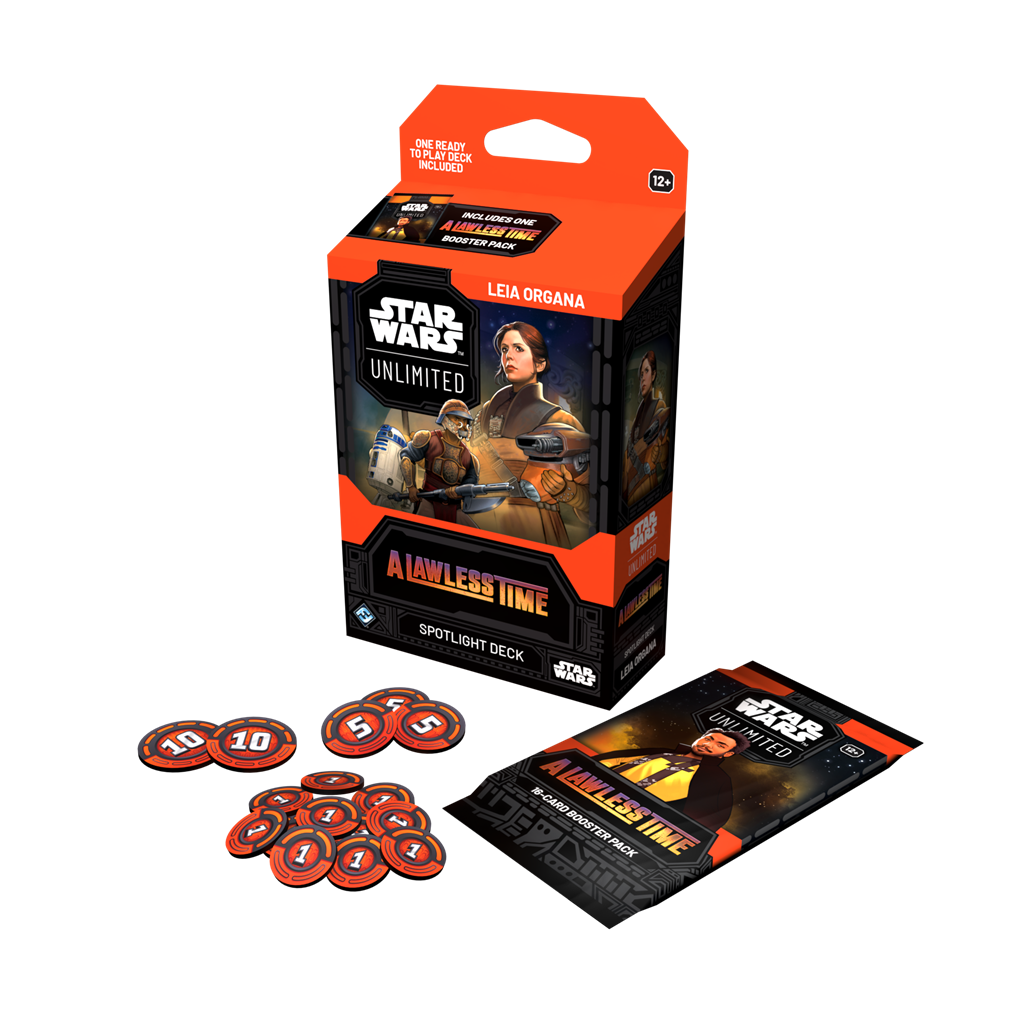 Star Wars Unlimited Eine gesetzlose Zeit Spotlight Deck Leia Organa
