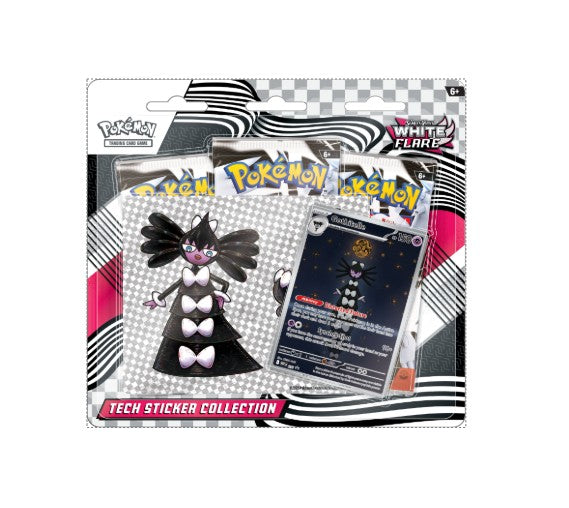 Pokémon White Flare Tech Sticker Blister Gothitelle