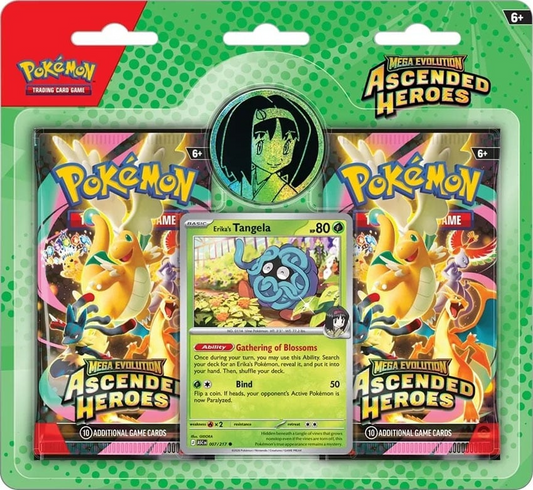 Pokémon Ascended Heroes 2-Pack Blister Erika's Tangela