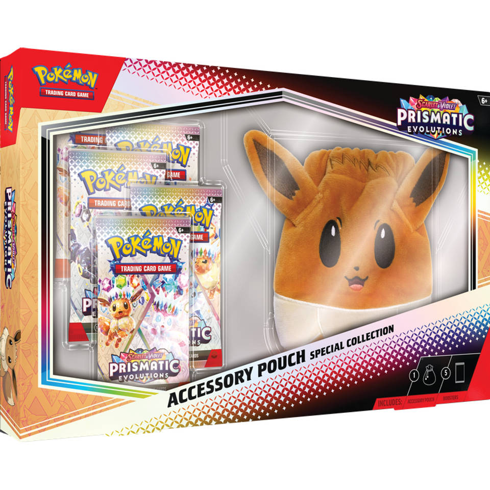 Pokémon Prismatic Evolutions Accessory Pouch Special Collection