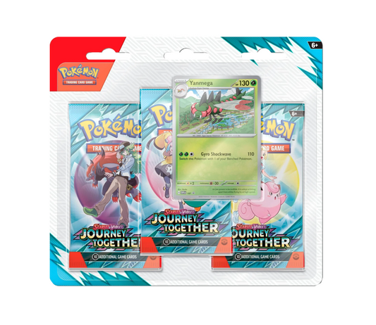 Pokémon Journey Together 3-Pack Blister (Yanmega)