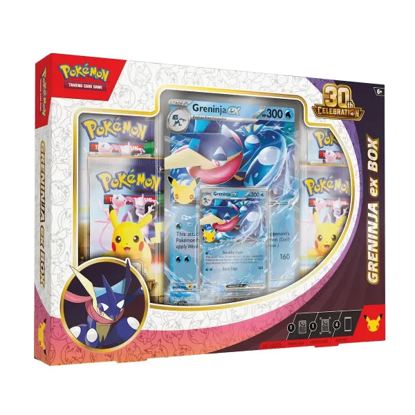 Pokémon 30th Celebration Greninja ex Box
