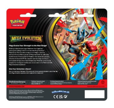 Pokémon Mega Evolution 3-Pack Blister Golduck [Pre-Order] Beschikbaar vanaf 10-10-2025