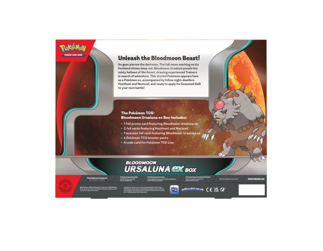 Pokemon Bloodmoon Ursaluna ex Box