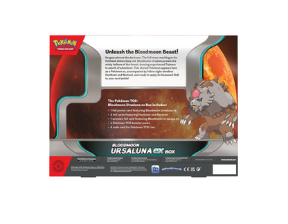 Pokemon Bloodmoon Ursaluna ex Box
