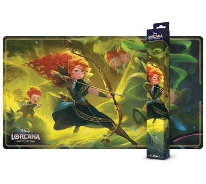 Lorcana Wilds Unknown Spielmatte Merida
