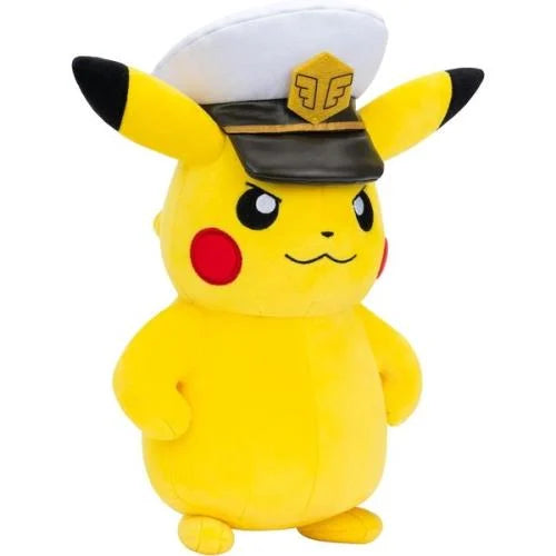 Pokémon Kapitein Pikachu Knuffel 20cm