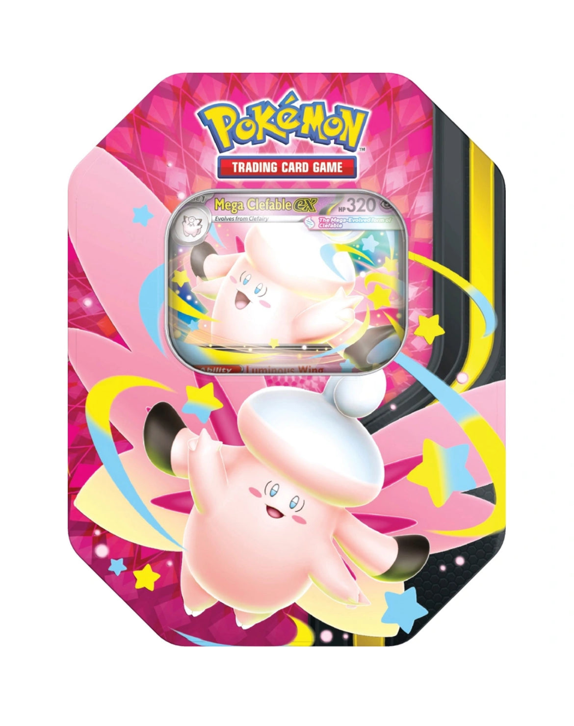 Pokémon Mega Moonlight Tin Mega Clefable Ex