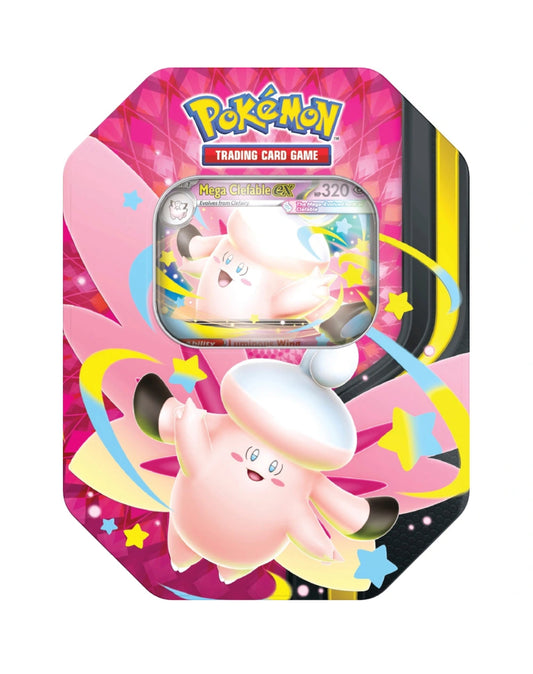 Pokémon Mega Moonlight Tin Mega Clefable Ex