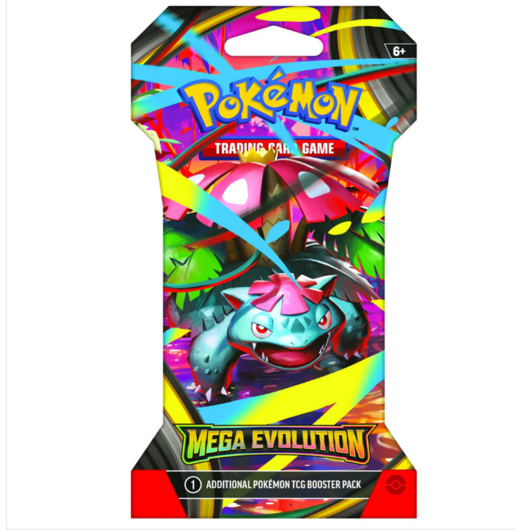 Pokémon Mega Evolution Sleeved Booster [Pre-Order] Beschikbaar vanaf 26-9-2025