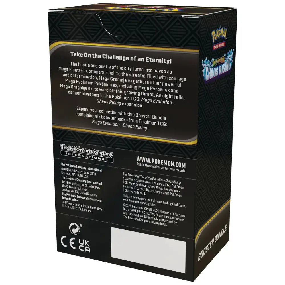 Pokémon Chaos Rising Booster Bundle