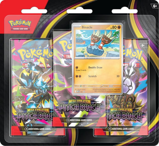 Pokémon Pitch Black 3 Pack Blister Binacle