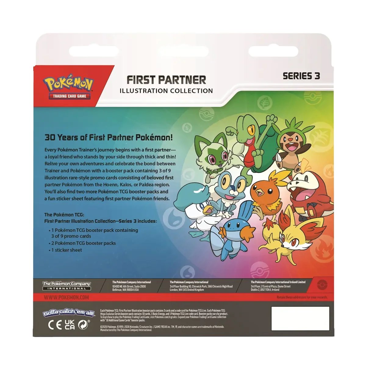 Pokémon First Partner Illustration Collection Series 3