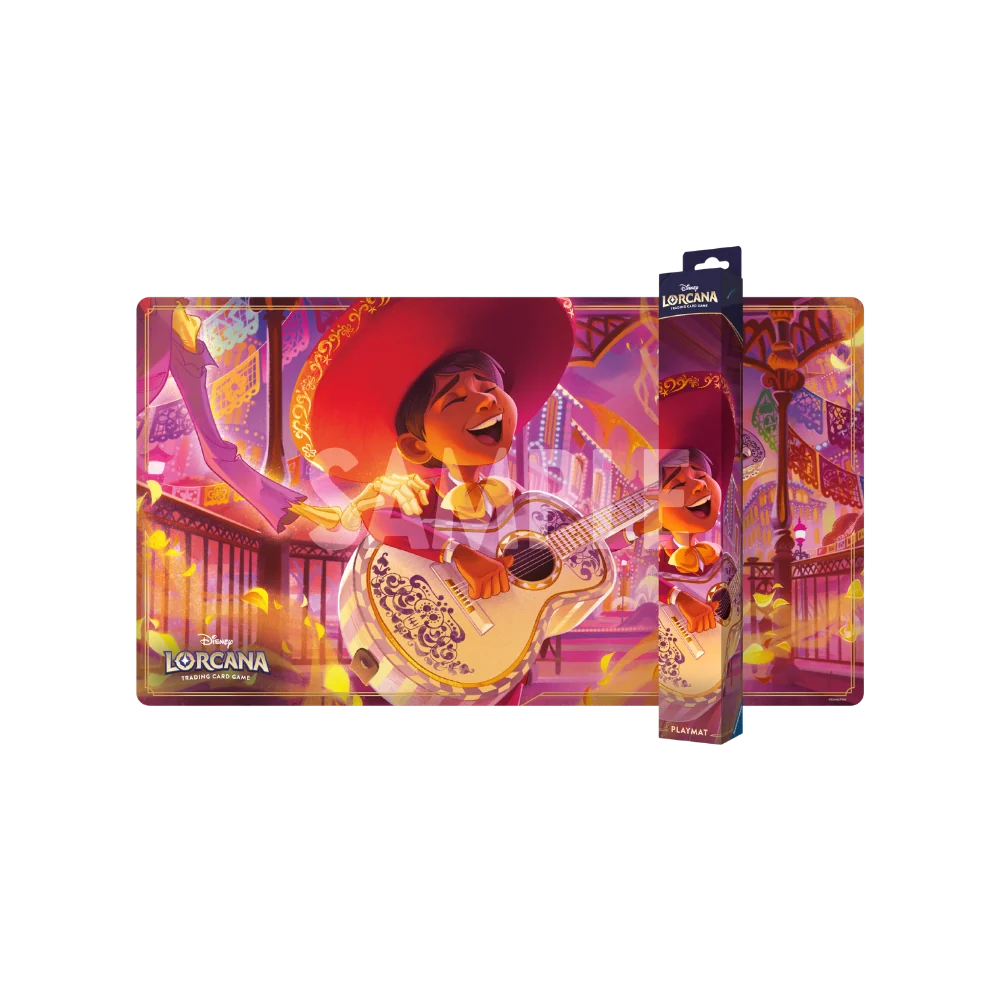 Lorcana Hyperia City Playmat Miguel Rivera