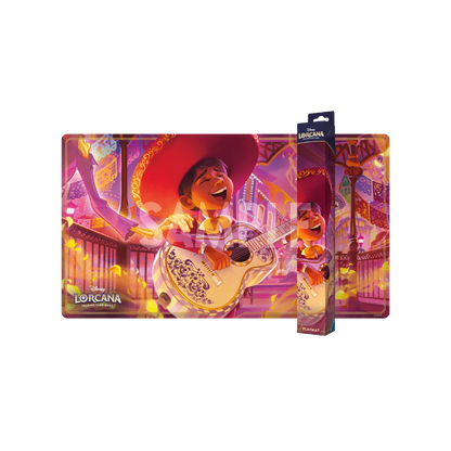Lorcana Hyperia City Playmat Miguel Rivera