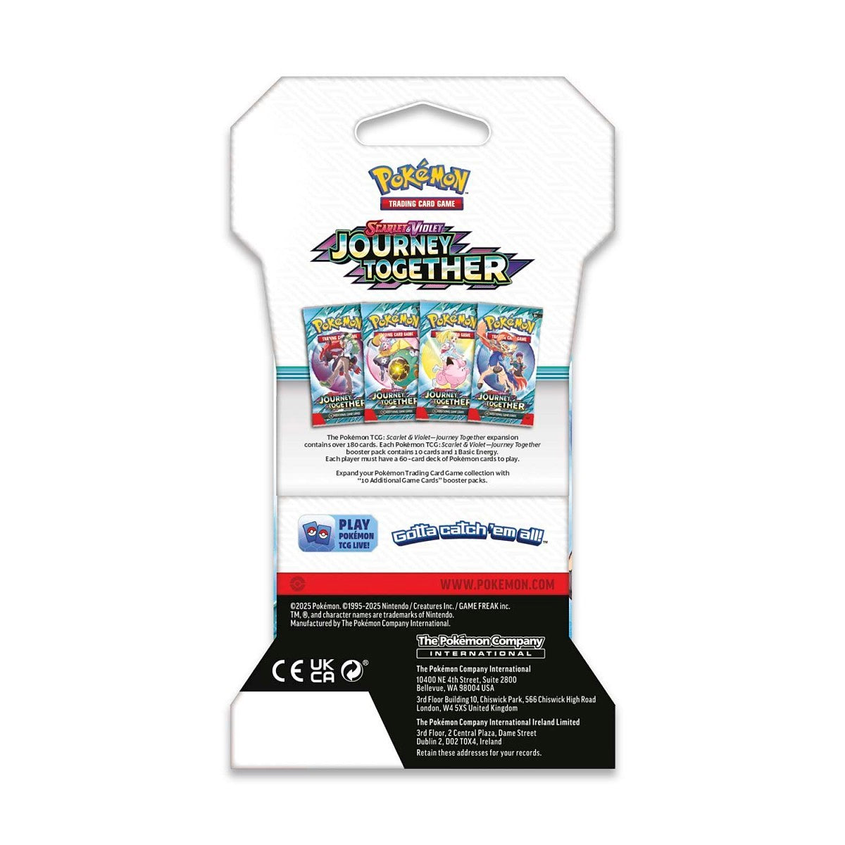 Pokémon Journey Together Sleeved Booster Pack