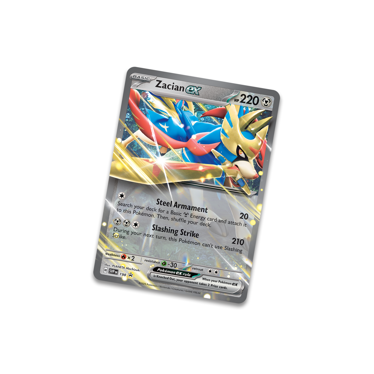 Pokémon Slashing Legends ex Tin - Zacian [Pre-Order] Beschikbaar vanaf 16-5-2025