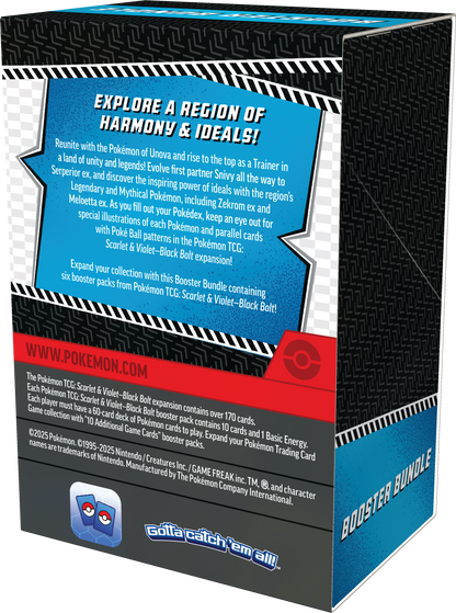 Pokémon Black Bolt Booster Bundle [Pre-Order] Beschikbaar vanaf 22-8-2025