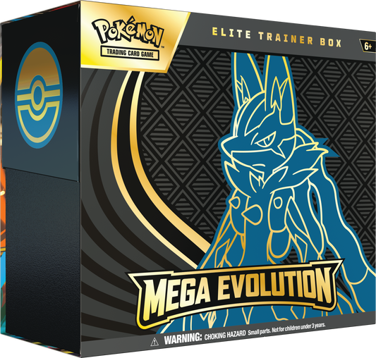 Pokémon Mega Evolution Elite Trainer Box – Lucario [Pre-Order] Beschikbaar vanaf 26-9-2025
