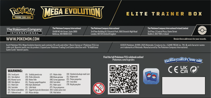 Pokémon Mega Evolution Elite Trainer Box – Lucario [Pre-Order] Beschikbaar vanaf 26-9-2025