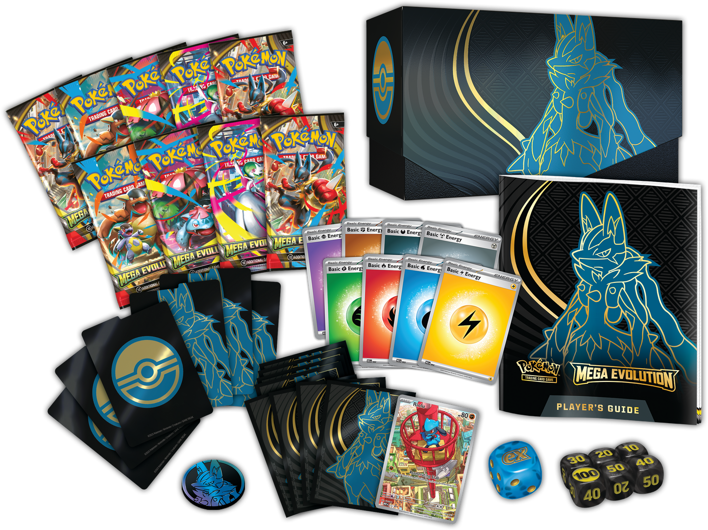 Pokémon Mega Evolution Elite Trainer Box – Lucario [Pre-Order] Beschikbaar vanaf 26-9-2025