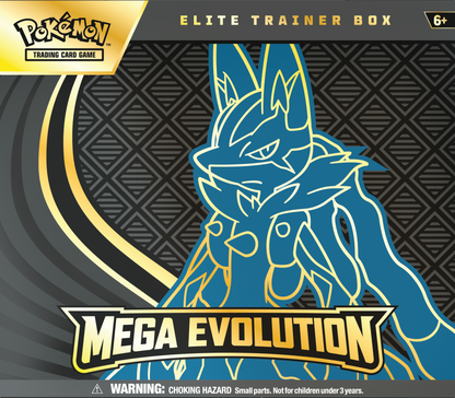 Pokémon Mega Evolution Elite Trainer Box – Lucario [Pre-Order] Beschikbaar vanaf 26-9-2025