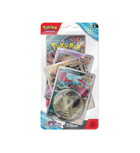 Pokemon Stellar Crown Premium Checklane Roaring Moon