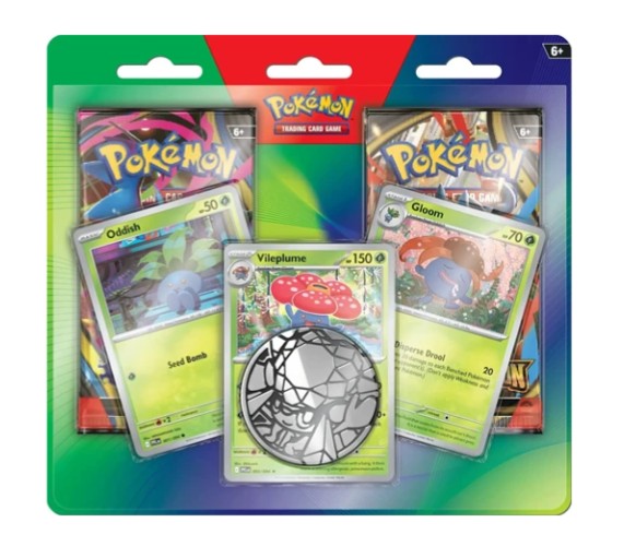Pokémon Enhanced 2 Booster Blister Oddish, Gloom & Vileplume