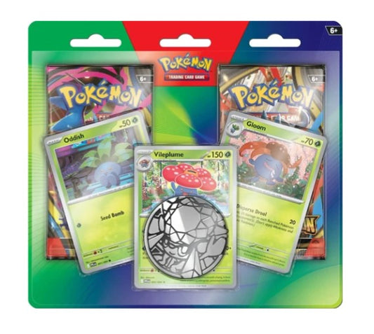 Pokémon Enhanced 2 Booster Blister Oddish, Gloom & Vileplume