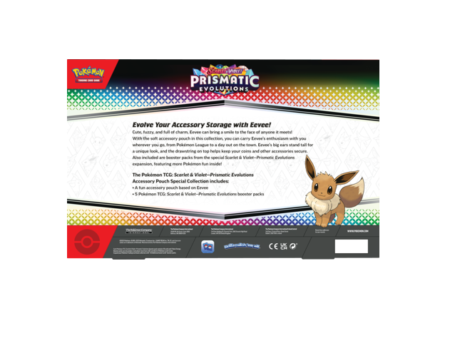 Pokémon Prismatic Evolutions Accessory Pouch Special Collection