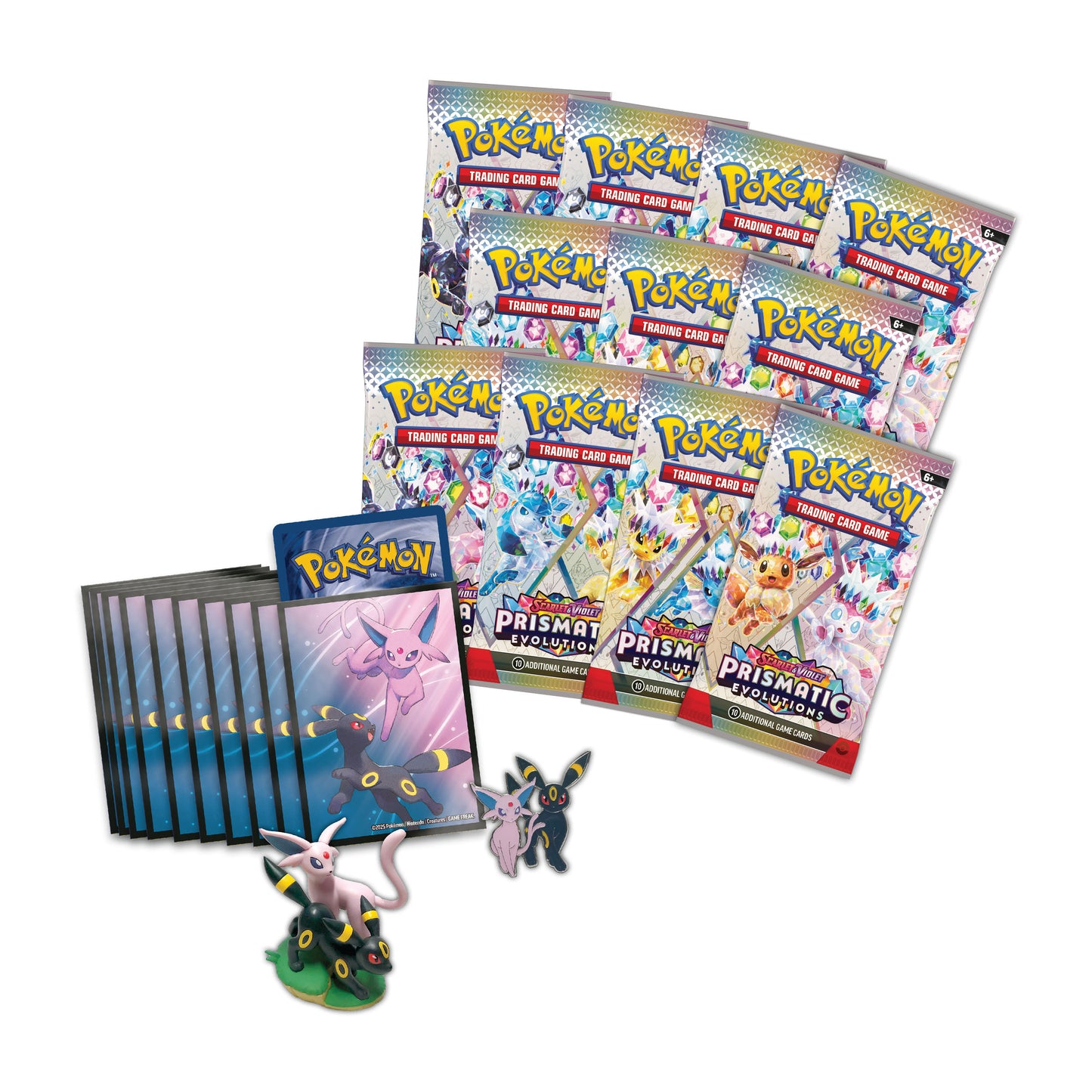 Pokémon Prismatic Evolutions Figure Collection [Pre-Order] Beschikbaar vanaf 26-9-2025