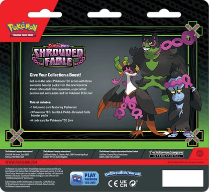 Pokemon Shrouded Fable 3 Booster Blister Pecharunt