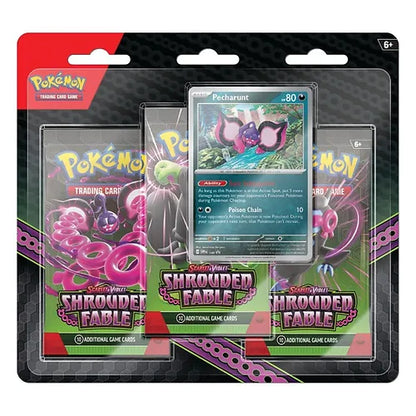 Pokemon Shrouded Fable 3 Booster Blister Pecharunt