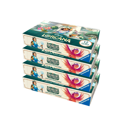 Disney Lorcana Archazia’s Island Booster Box Case (4 Boxen)