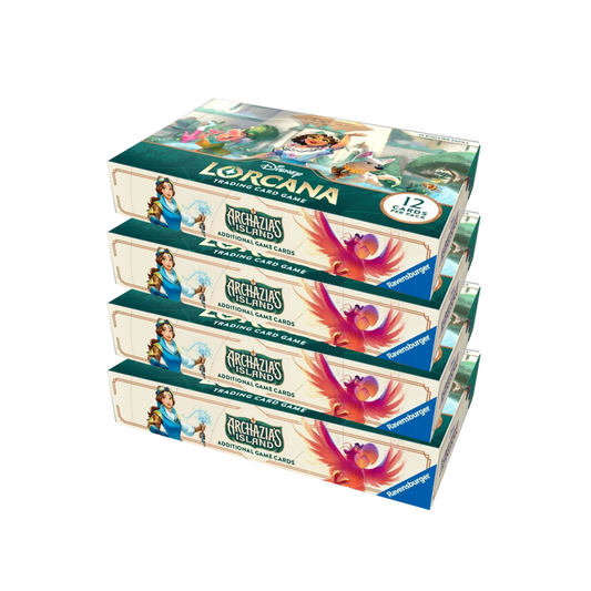 Disney Lorcana Archazia’s Island Booster Box Case (4 Boxen)