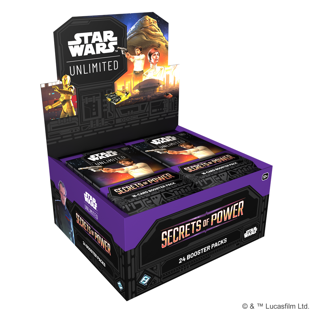 Star Wars Unlimited Secrets of Power Booster Display