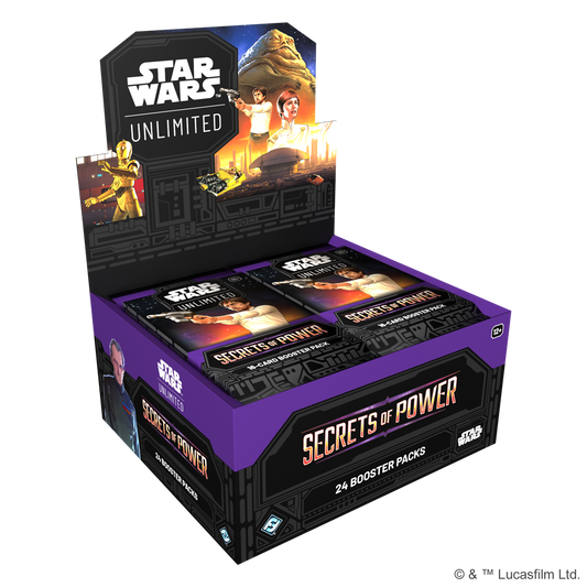 Star Wars Unlimited Secrets of Power Booster Display
