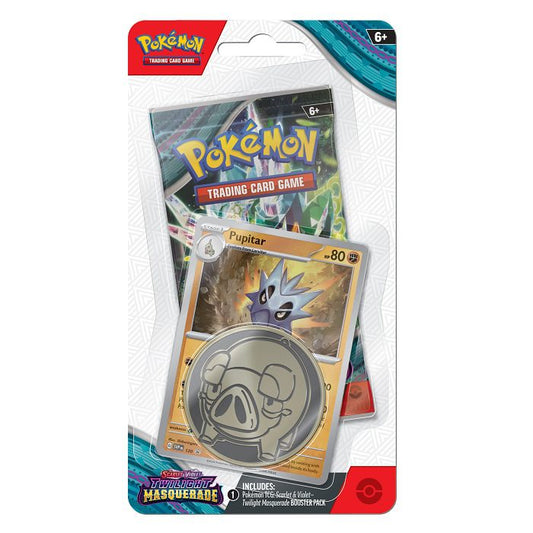 Pokémon Twilight Masquerade Checklane Blister Pupitar